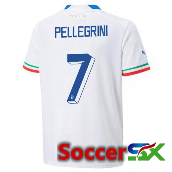 Italy (Pellegrini 7) Away Jersey White 2023/2023