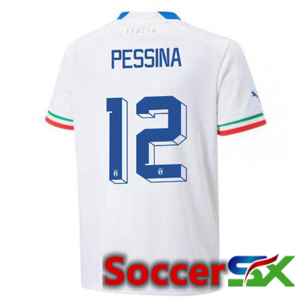 Italy (Pessina 12) Away Jersey White 2023/2023