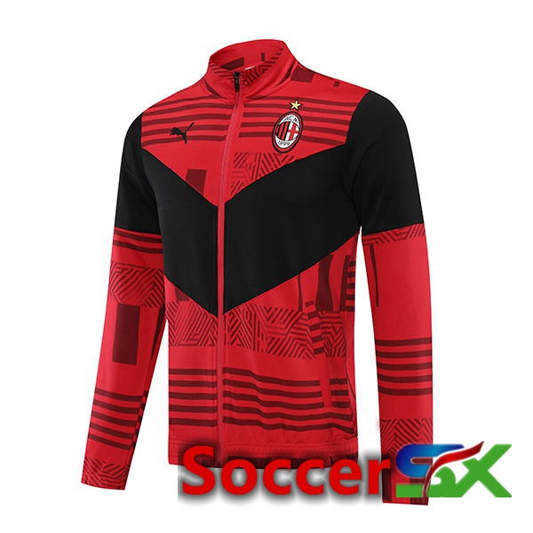AC Milan Training Jacket Red Black 2022/2023