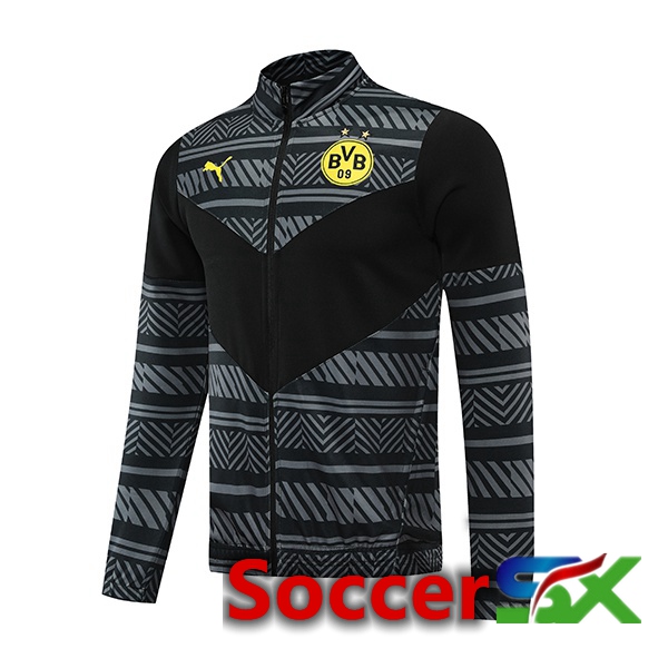 Dortmund BVB Training Jacket Black Grey 2022/2023