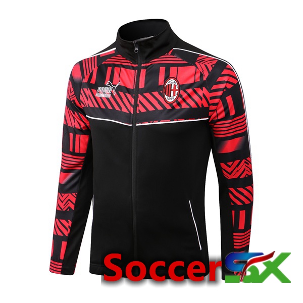 AC Milan Training Jacket Black Red 2022/2023