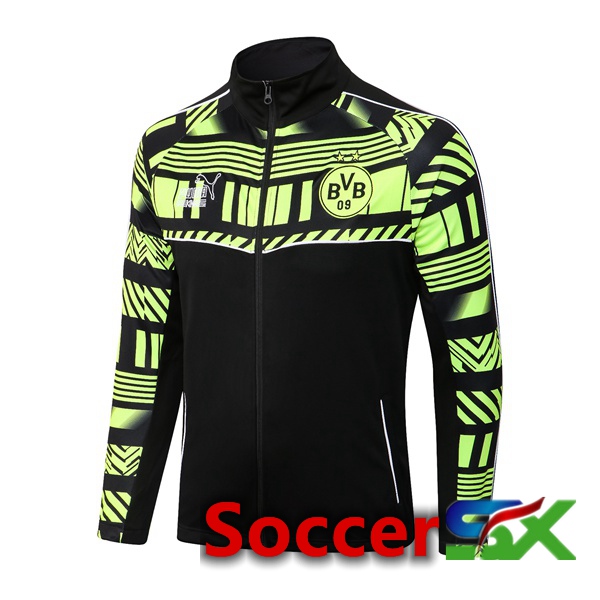 Dortmund BVB Training Jacket Black Green 2022/2023