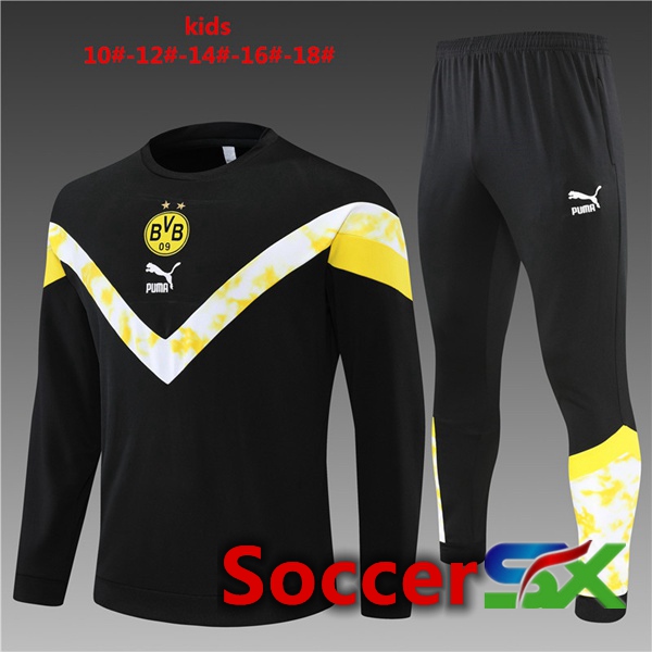 Dortmund BVB Kids Training Tracksuit Black 2022/2023