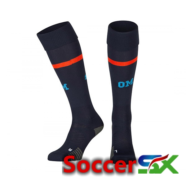 Marseille OM Soccer Socks Away Black 2022/2023