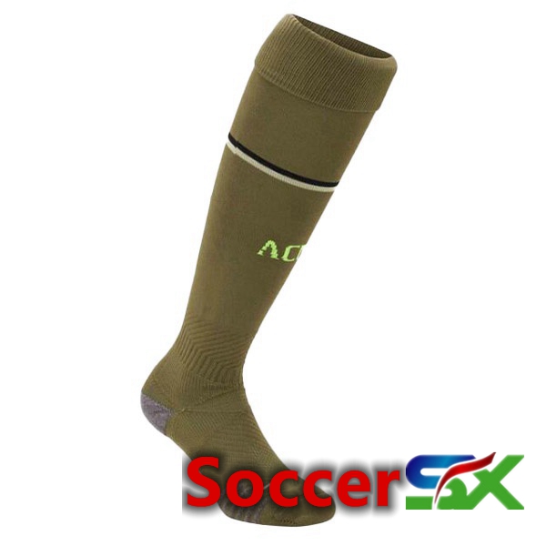 AC Milan Soccer Socks Third Brown 2022/2023