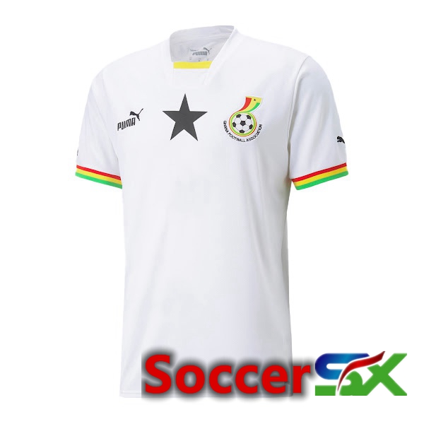 Ghana Home Jersey White World Cup 2022