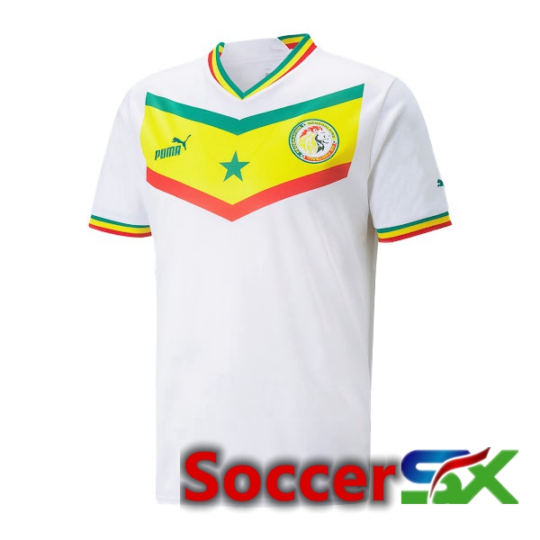 Senegal Home Jersey White World Cup 2022