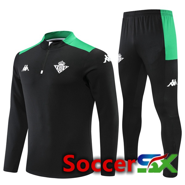 Real Betis Training Jacket Suit Black 2022/2023