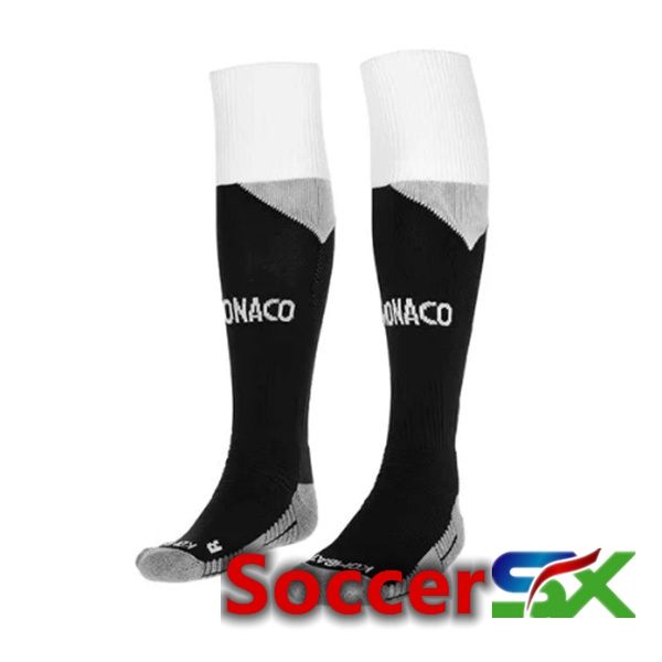 AS Monaco Soccer Socks Away Black 2022/2023