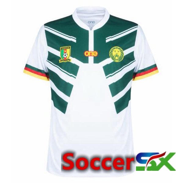 Cameroon Away Jersey White Green 2023/2023