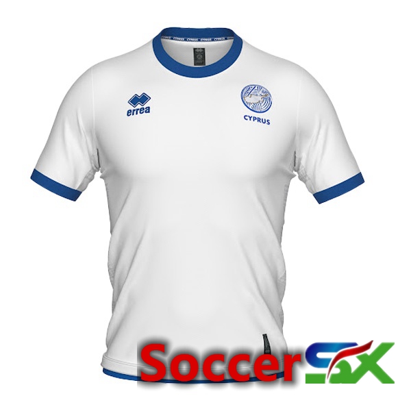 Cyprus Away Jersey White 2023/2023