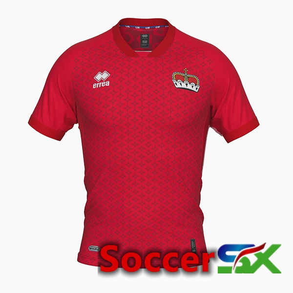 Liechtenstein Away Jersey Red 2023/2023