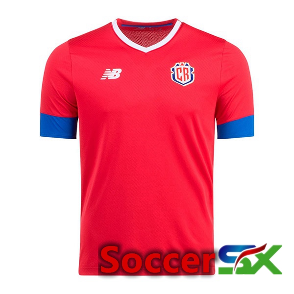 Costarica Home Jersey Red World Cup 2022