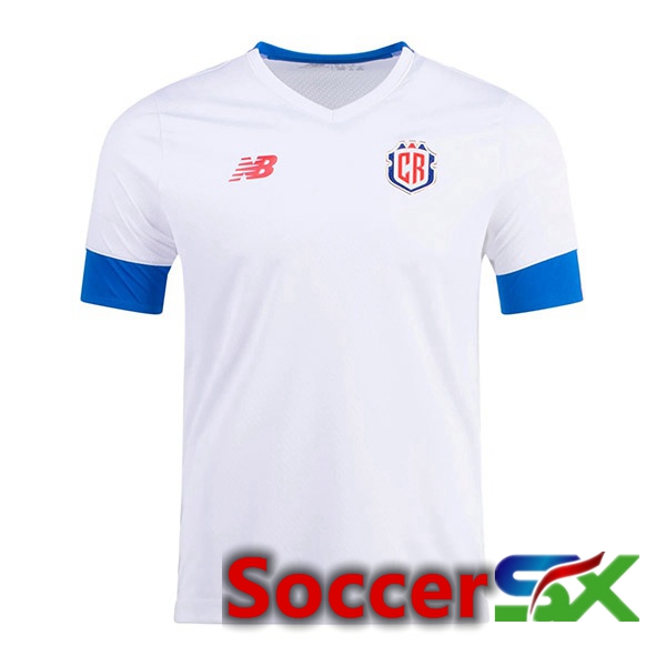 Costarica Away Jersey White World Cup 2022