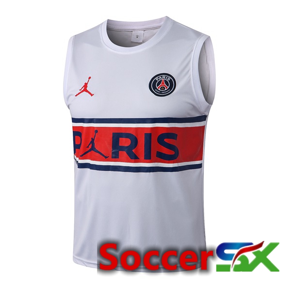 Paris PSG Soccer Vest White 2022/2023