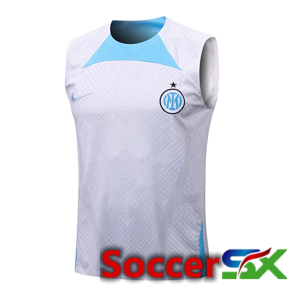 Inter Milan Soccer Vest White 2022/2023