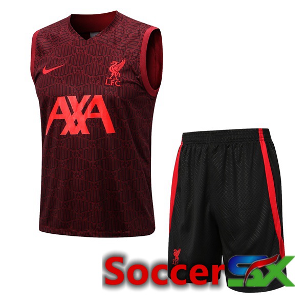 FC Liverpool Soccer Vest + Shorts Red 2022/2023