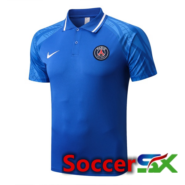 Paris PSG Soccer Polo Blue 2022/2023