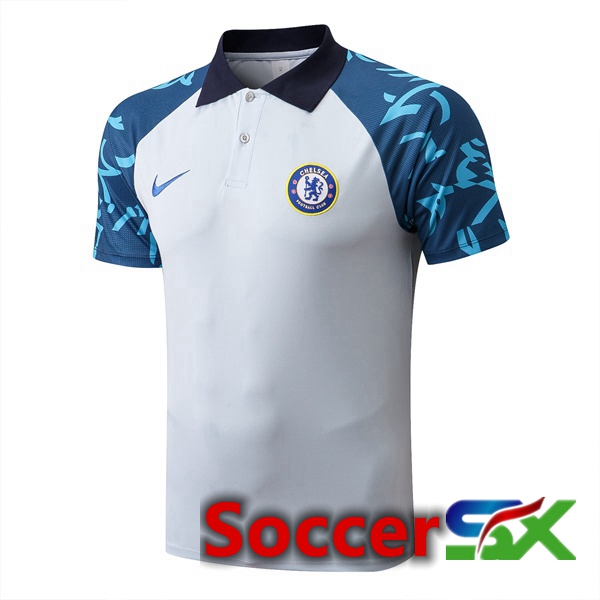 FC Chelsea Soccer Polo White 2022/2023