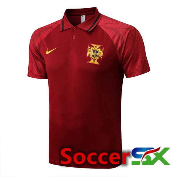 Portugal Soccer Polo Red 2022/2023