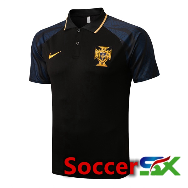 Portugal Soccer Polo Black 2022/2023