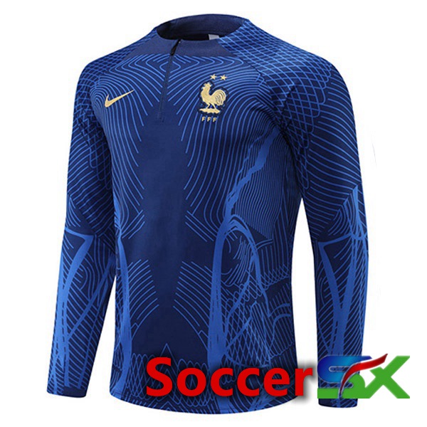 France Training Sweatshirt Blue 2022/2023