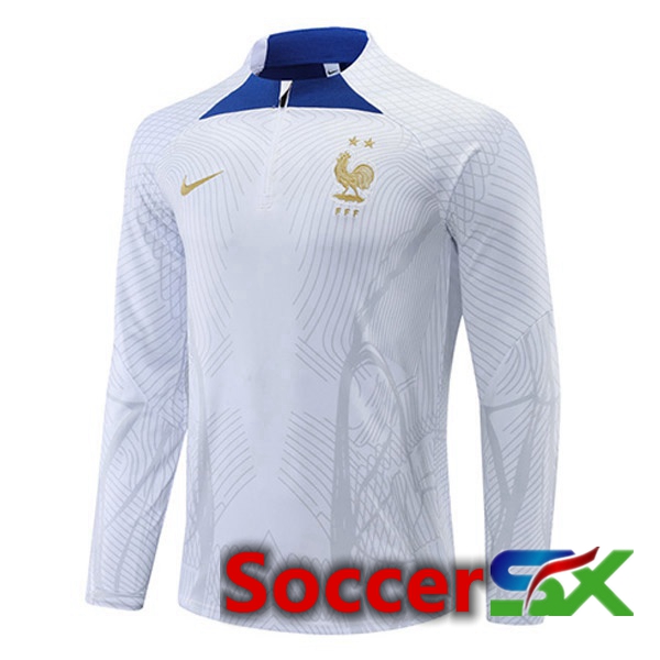 France Training Sweatshirt White 2022/2023