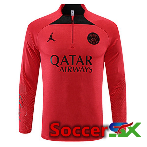 Paris PSG Training Sweatshirt Red 2022/2023