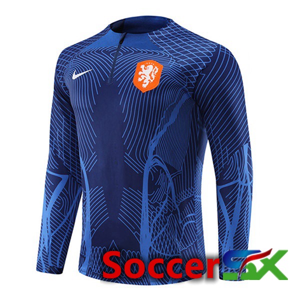 Netherlands Training Sweatshirt Royal Blue 2022/2023