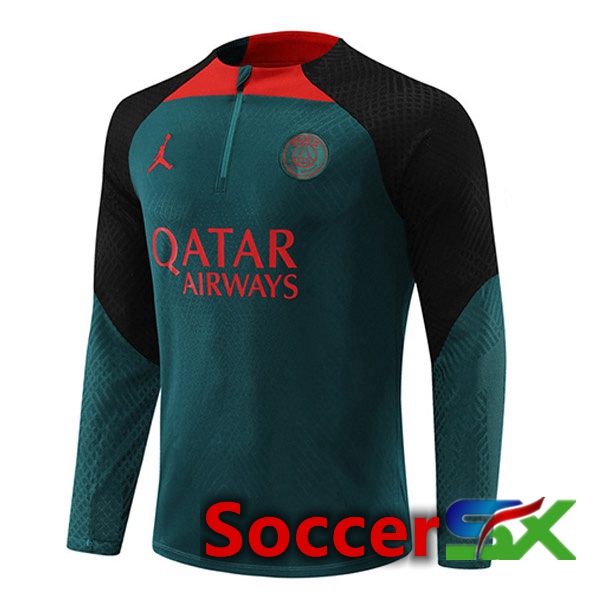 Paris PSG Training Sweatshirt Green 2022/2023