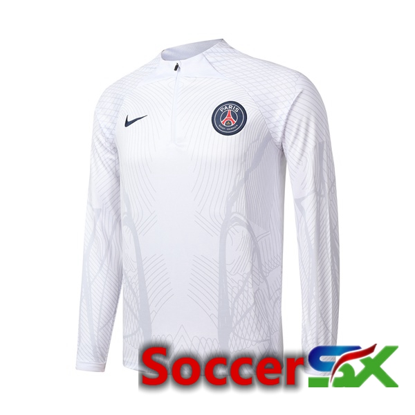 Paris PSG Training Sweatshirt White 2022/2023