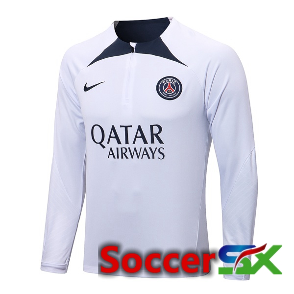 Paris PSG Training Sweatshirt White 2022/2023