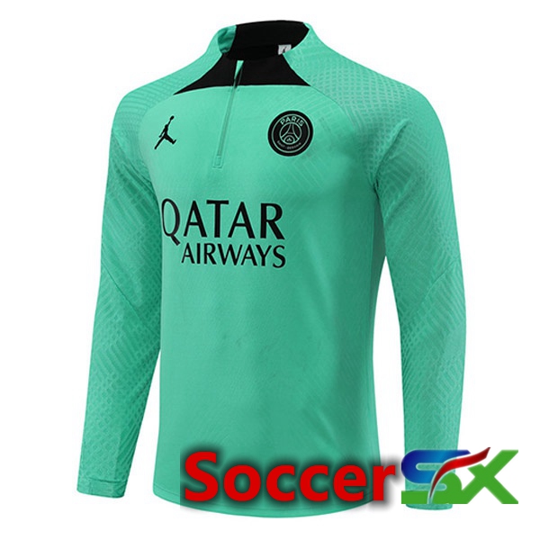 Paris PSG Training Sweatshirt Green 2022/2023
