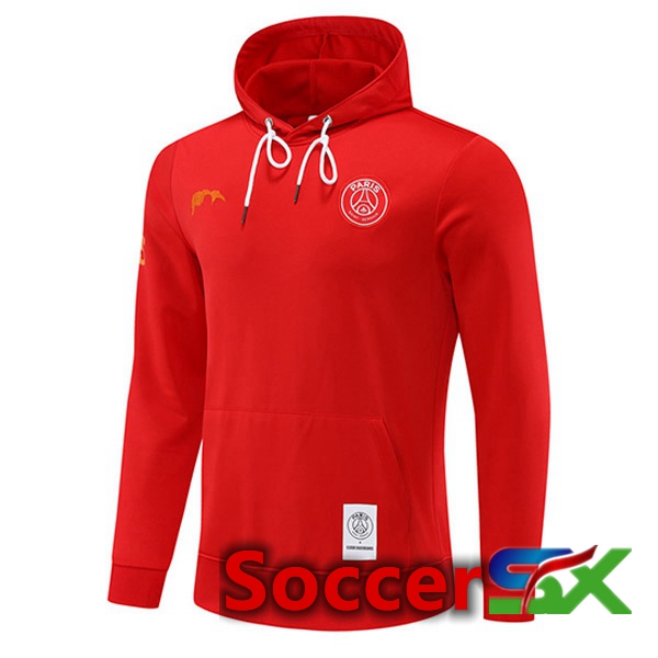 Paris PSG Training Sweatshirt Hoodie Red 2022/2023