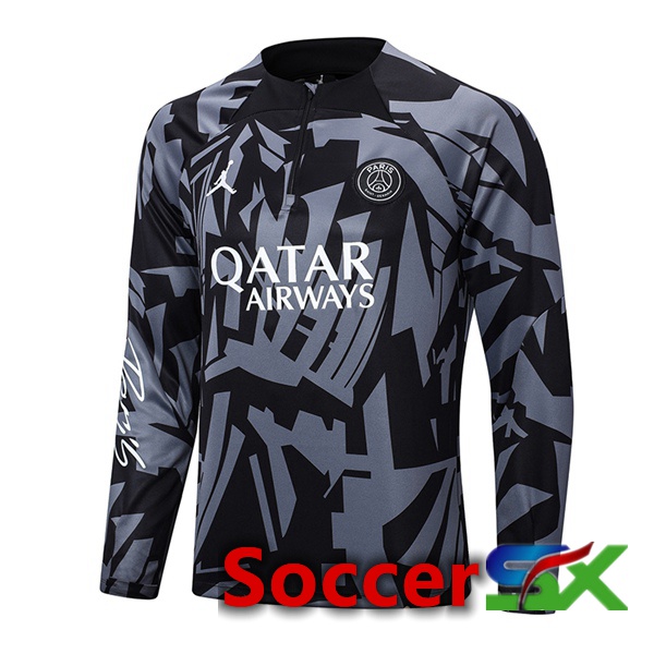 FC Barcelona Training Sweatshirt Black Grey 2022/2023