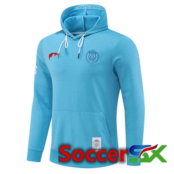 Paris PSG Training Sweatshirt Hoodie Blue 2022/2023