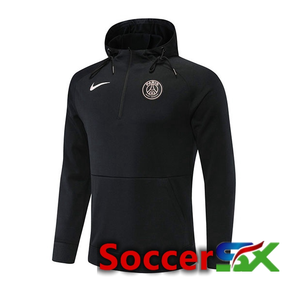 Paris PSG Training Sweatshirt Hoodie Black 2022/2023