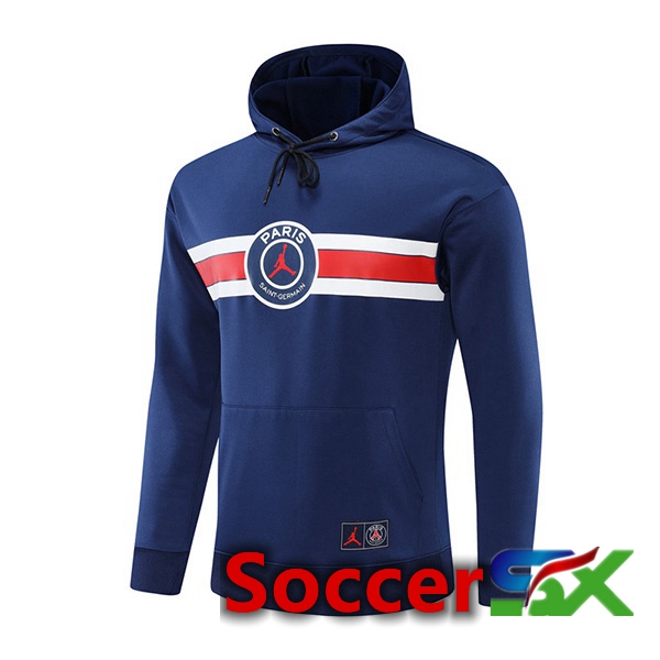 JORDAN Paris PSG Training Sweatshirt Hoodie Blue 2022/2023