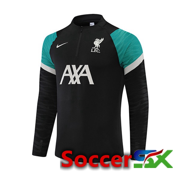 FC Liverpool Training Sweatshirt Black Green 2022/2023