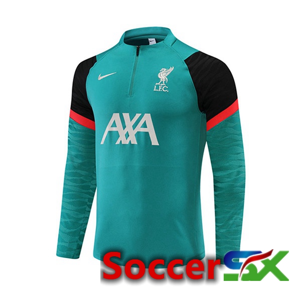 FC Liverpool Training Sweatshirt Green Black 2022/2023