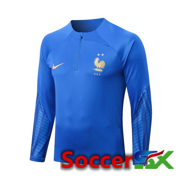 France Training Sweatshirt Blue 2022/2023