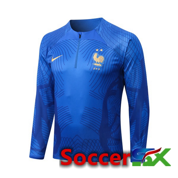 France Training Sweatshirt Blue 2022/2023