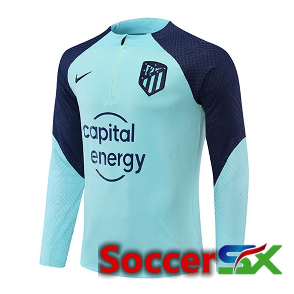 Atletico Madrid Training Sweatshirt Blue 2022/2023