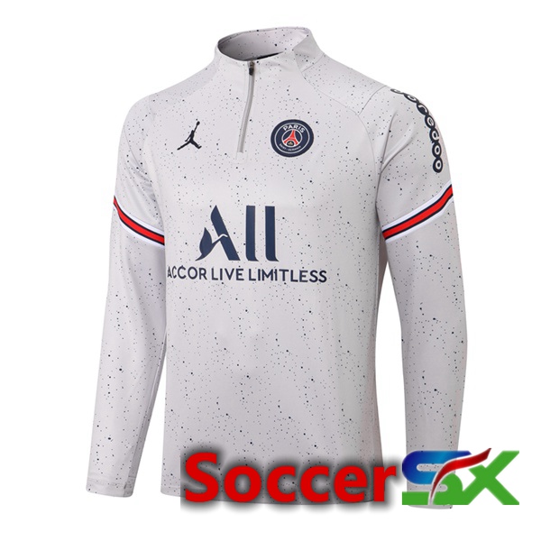 JORDAN Paris PSG Training Sweatshirt Grey 2022/2023