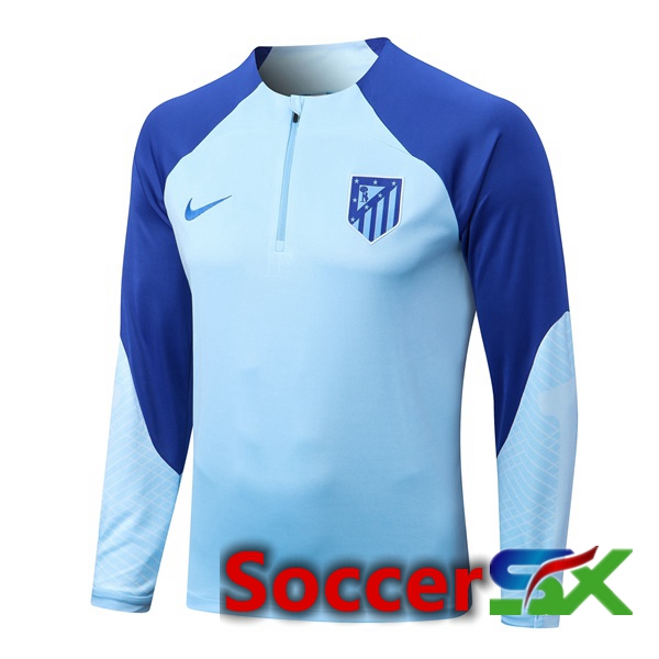 Atletico Madrid Training Sweatshirt Blue 2022/2023