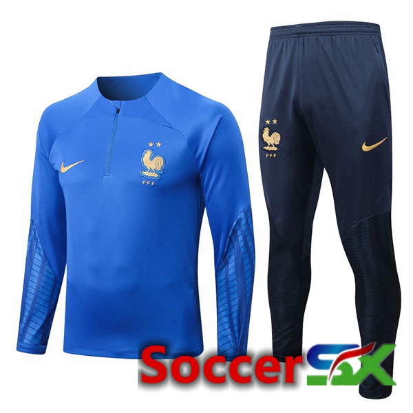 France Training Tracksuit Blue 2022/2023