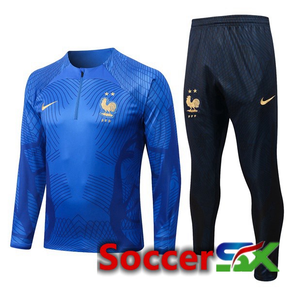 France Training Tracksuit Blue 2022/2023