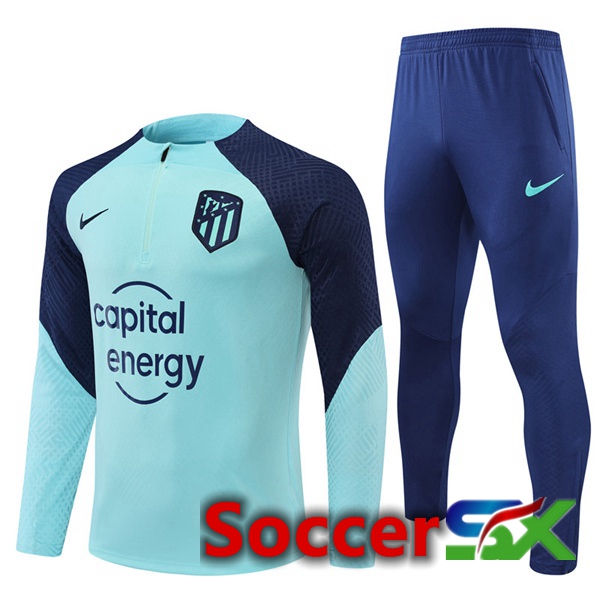 Atletico Madrid Training Tracksuit Blue 2022/2023