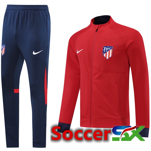 Atletico Madrid Training Jacket Suit Red 2022/2023