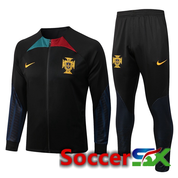 Portugal Training Jacket Suit Black 2022/2023